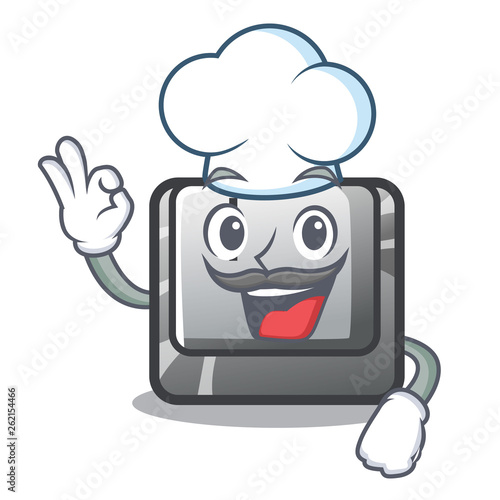 Chef button I in the character shape