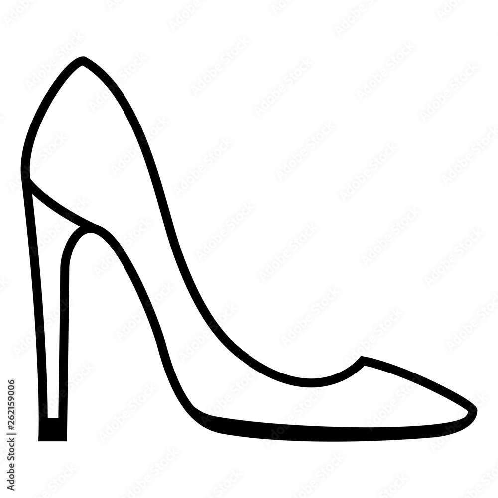 Black Heels Clip Art Free PNG Image｜Illustoon