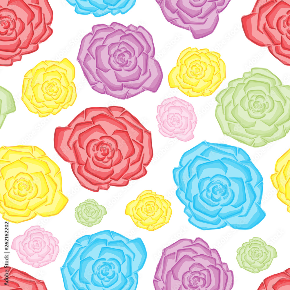 Vector Flowers and Branch Card Vector Flowers and Branch Card