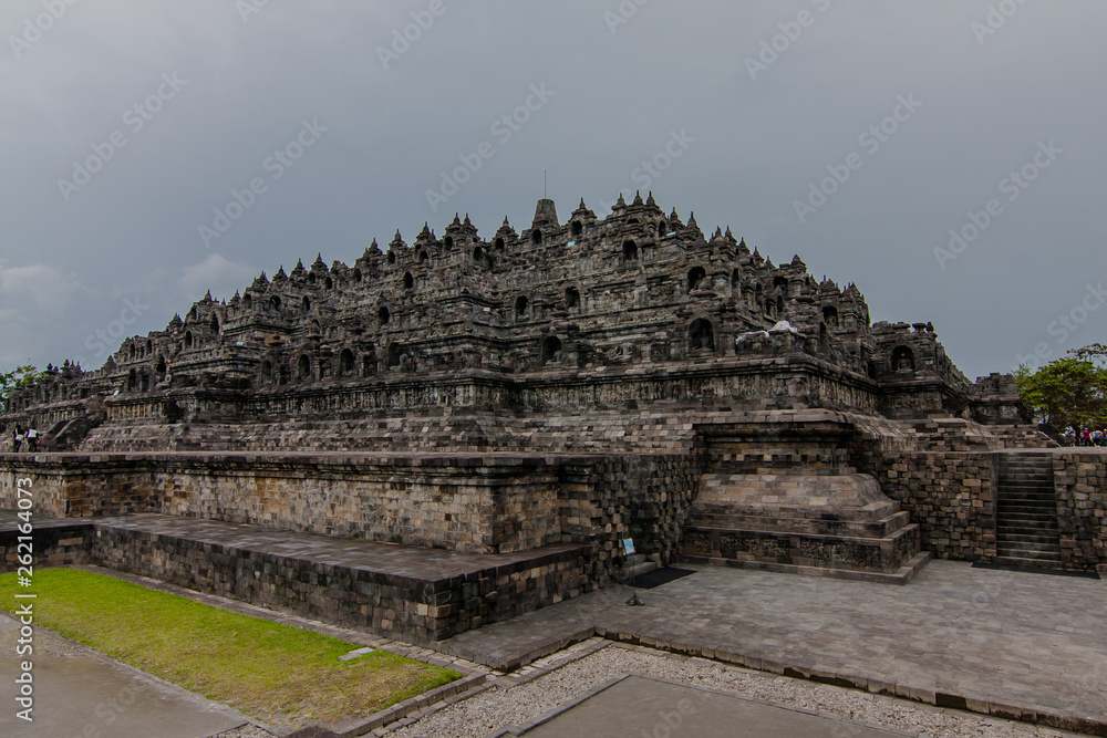 Borobudur Temple near Yogyakarta, Java, Indonesia