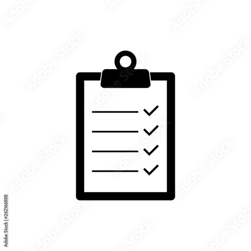 Checklist icon, clipboard icon or logo