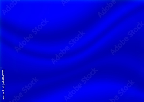 Abstract blue vector background. Satin luxury cloth texture. Smooth elegant silk