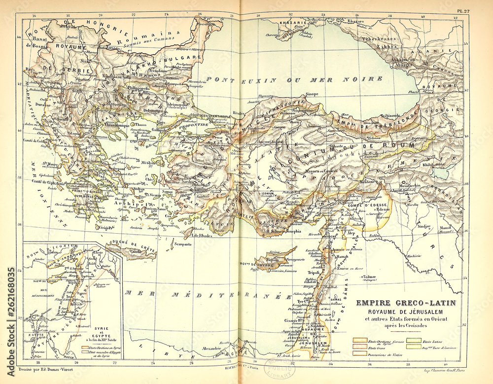 Obraz premium Old map