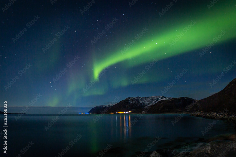 fantastische Lady Aurora in Norwegen 