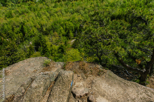 Beehive Trail in Acadia National Park in Maine, United States