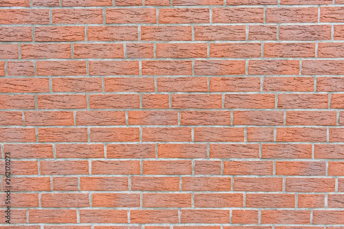 Modern Red Brick wall Background Texture.