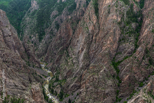 Big Island in Black Canyon of the Gunnison National Park in Colorado, United States