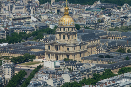 Les Invalides, vue aérienne, Paris, France