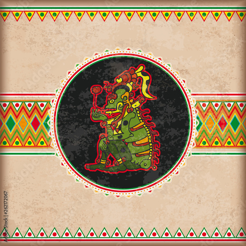 Vintage Mayan God Of Death Ah Puch