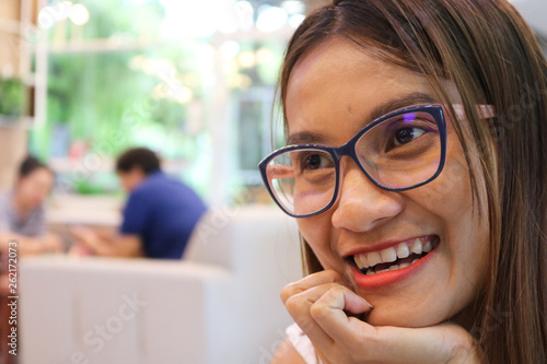 young business woman in the office