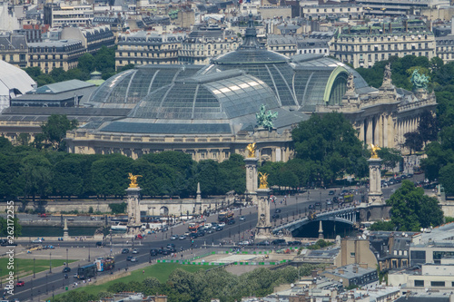 Vue aérienne Grand Palais, PARIS