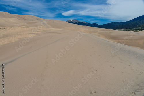 Dune Field in June in Great Sand Dunes National Park in Colorado, United States