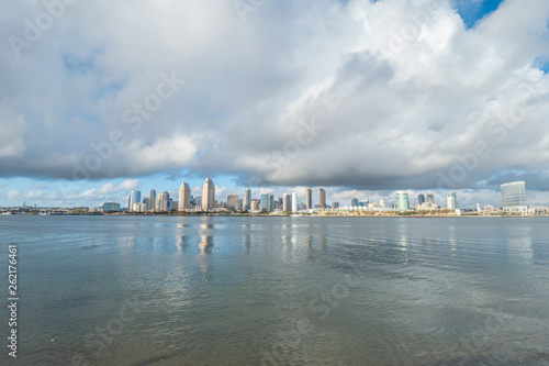 Beautiful city of San Diego on a sunny day - travel photography