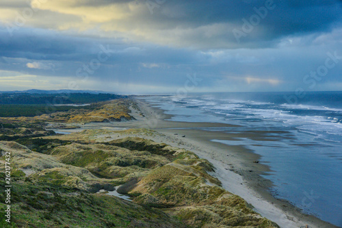 Coastal Dunes near the city of Florence in Oregon, United States
