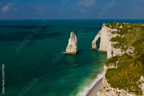 Konstfotografi Küste von Etretat (Étretat), Frankreich