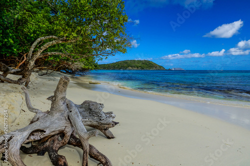 Hawksnest Bay in Virgin Islands National Park on the island of St. John, United States