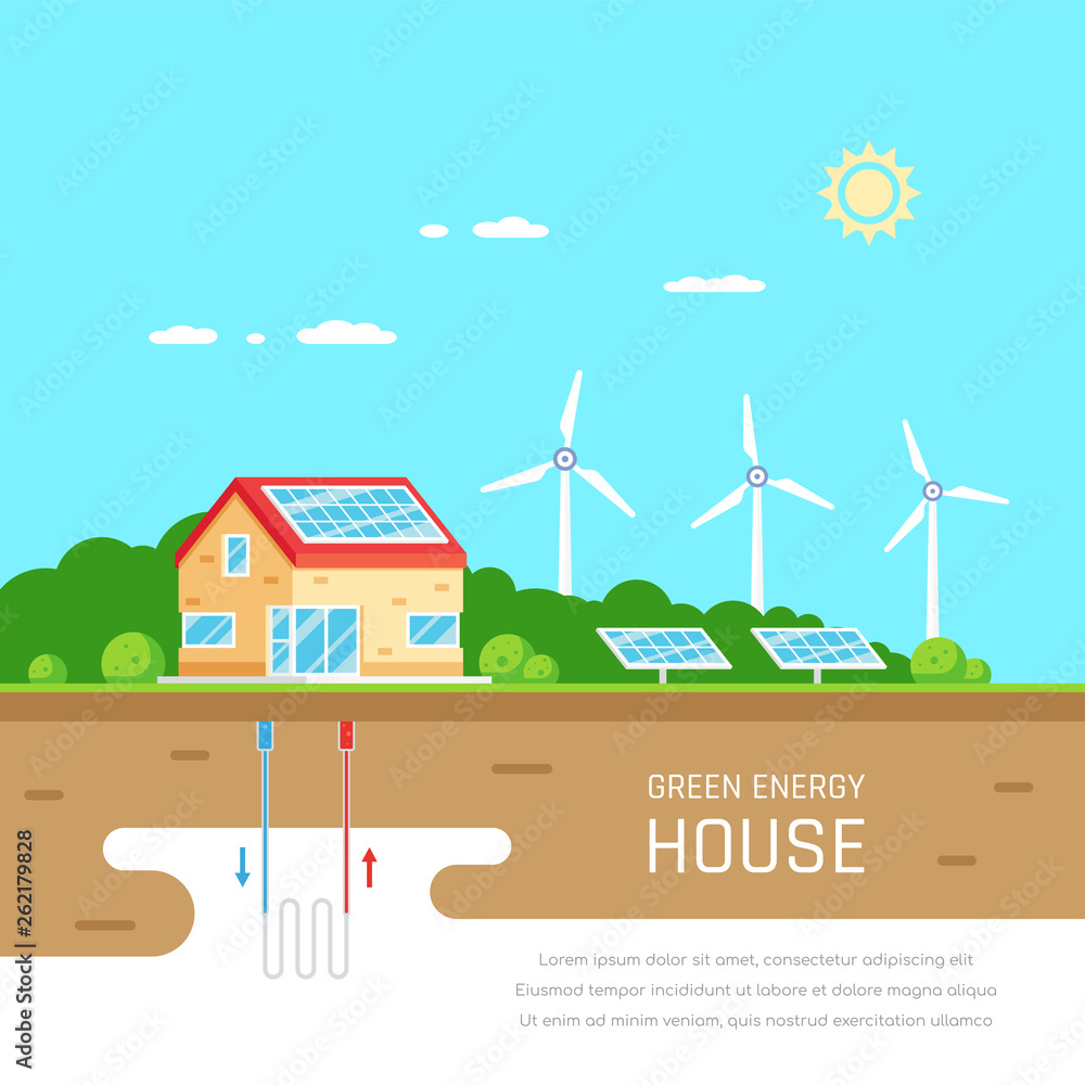 Energy efficient house Energy efficient house