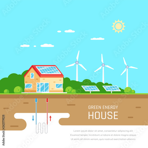 Energy efficient house