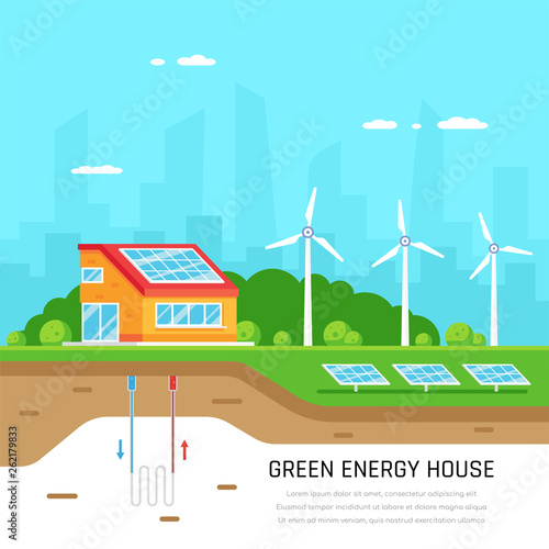 Energy efficient house