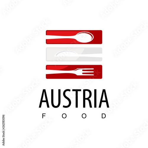 Austria Food, Restaurant Logo