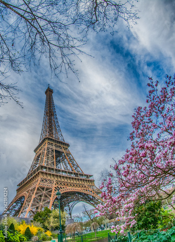 Fototapeta Naklejka Na Ścianę i Meble -  Parigi, Francia, Tour Eiffel, Notre Dame, viaggio, 