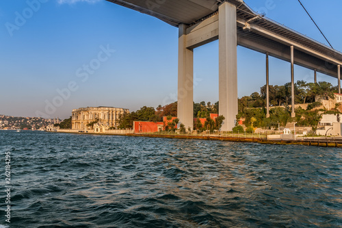 The Beylerbeyi Palace and 15 July Martyrs Bridge  Istanbul