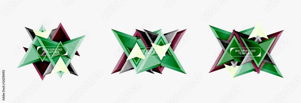 Obraz premium Arrows abstract composition for banner, background or logo