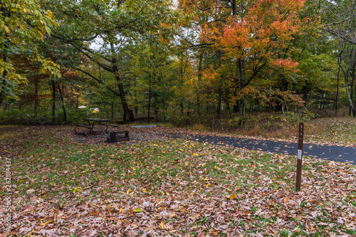 Mathews Arm Campground in Shenandoah National Park in Virginia, United States