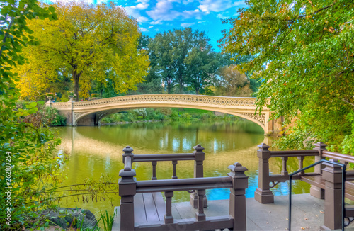 Bow bridge,Central Park, New York Cit
