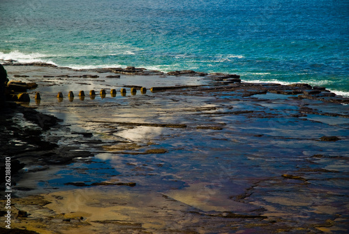 Photography Waves crashing on Rocks near Clifton, NSW, Australia