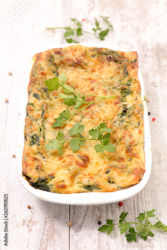 vegetable gratin with cheese