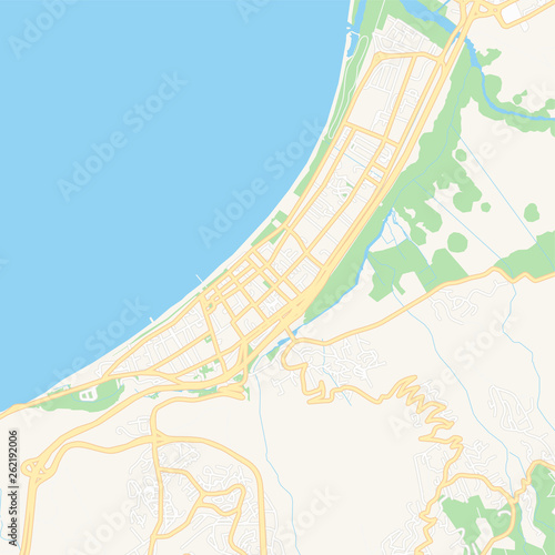 Saint-Paul, France printable map