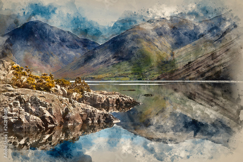 Watercolor painting of Stun...