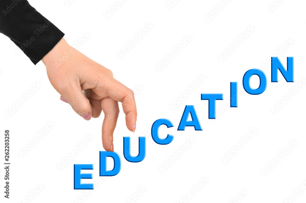 Hand and stairs Education Hand and stairs Education