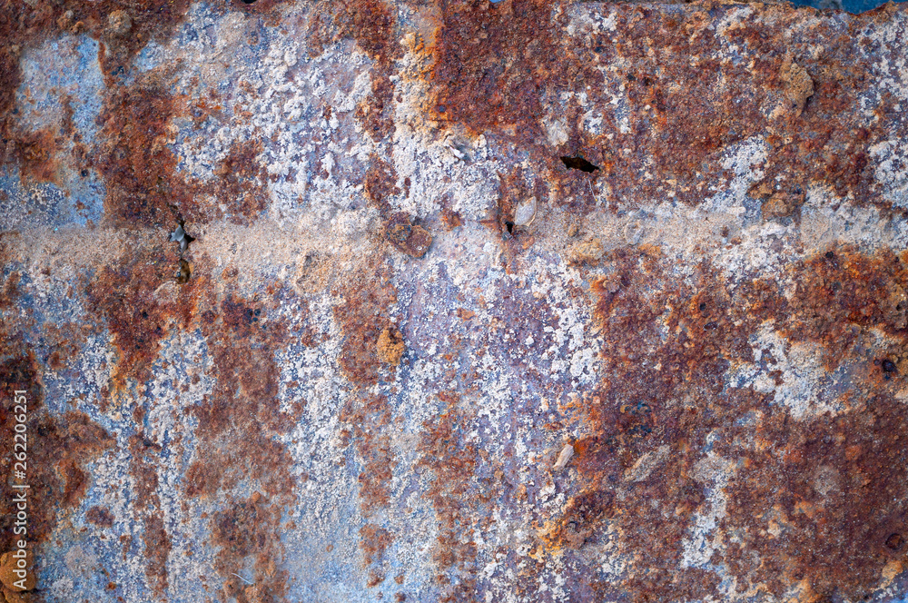 Rusty iron for texture, a background and design