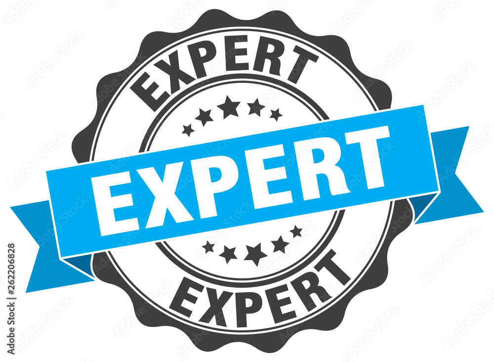 Fototapeta premium expert stamp. sign. seal