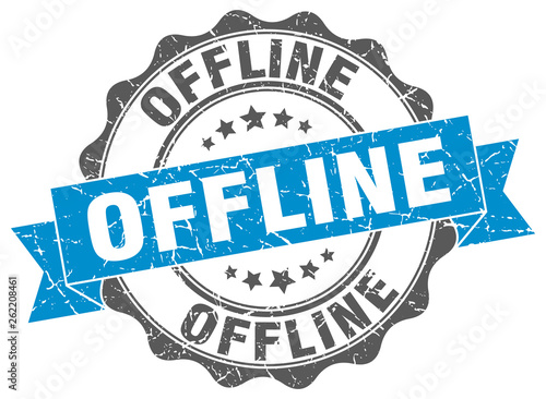 offline stamp. sign. seal