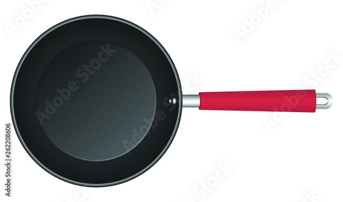 Frying pan vector design illustration isolated on white background