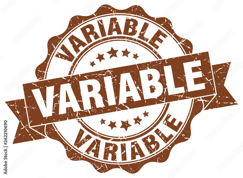 Obraz premium variable stamp. sign. seal