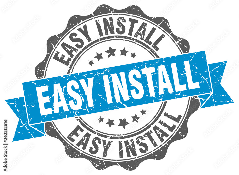 Fototapeta premium easy install stamp. sign. seal