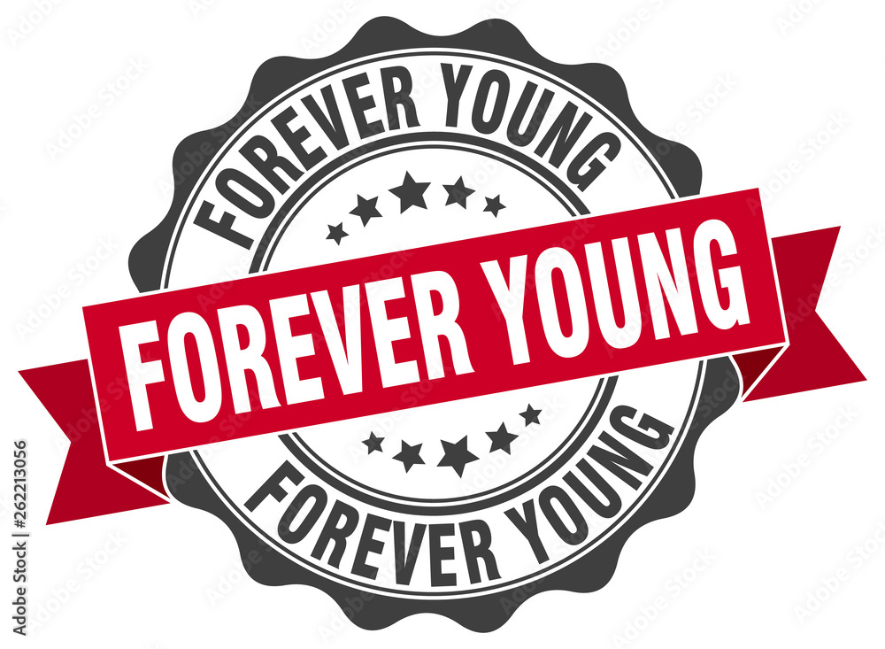 forever young stamp. sign. seal