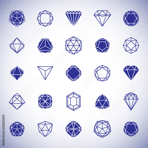 Collection of vector abstra...
