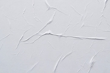 White creased poster texture