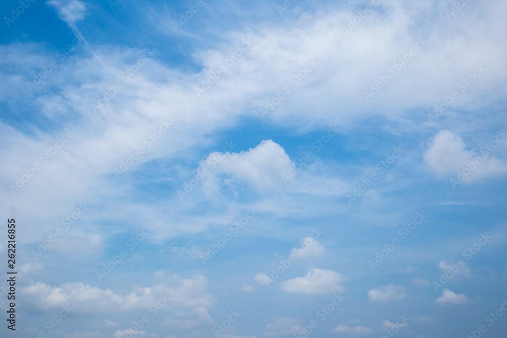 Blue sky with clouds background.Sky daylight. Natural sky composition. Element of design. Blue sky with clouds background.Sky daylight. Natural sky composition. Element of design.