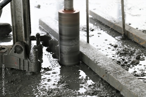 Concrete drilling machine