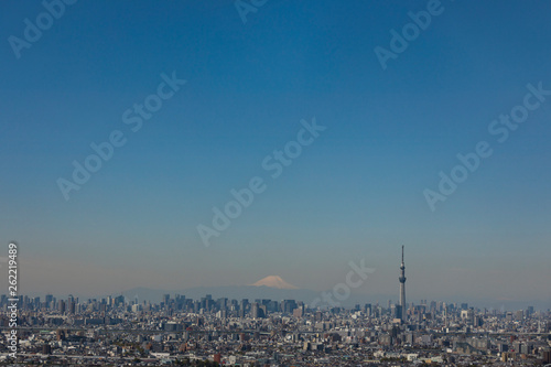 東京高層ビルの眺望