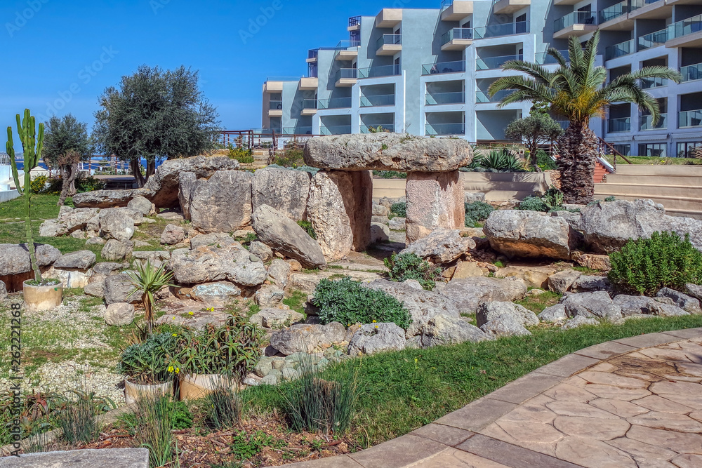 Ruins of Megalithic Temples in Bugibba, Malta