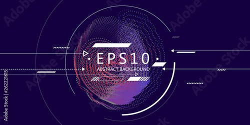 Irregular shape consisting of an abstract background.