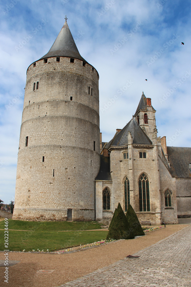 medieval castle in châteaudun (france) medieval castle in châteaudun (france)