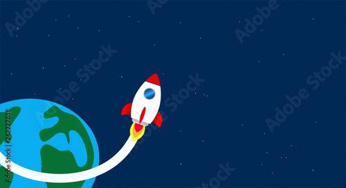 missile, razzo, decollo, start up, impresa,	pianeta